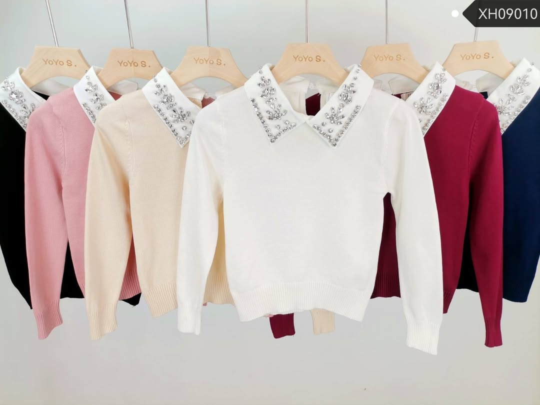 Sweterek School Granatowy - KARMELOWY BUTIK zdjęcie 1