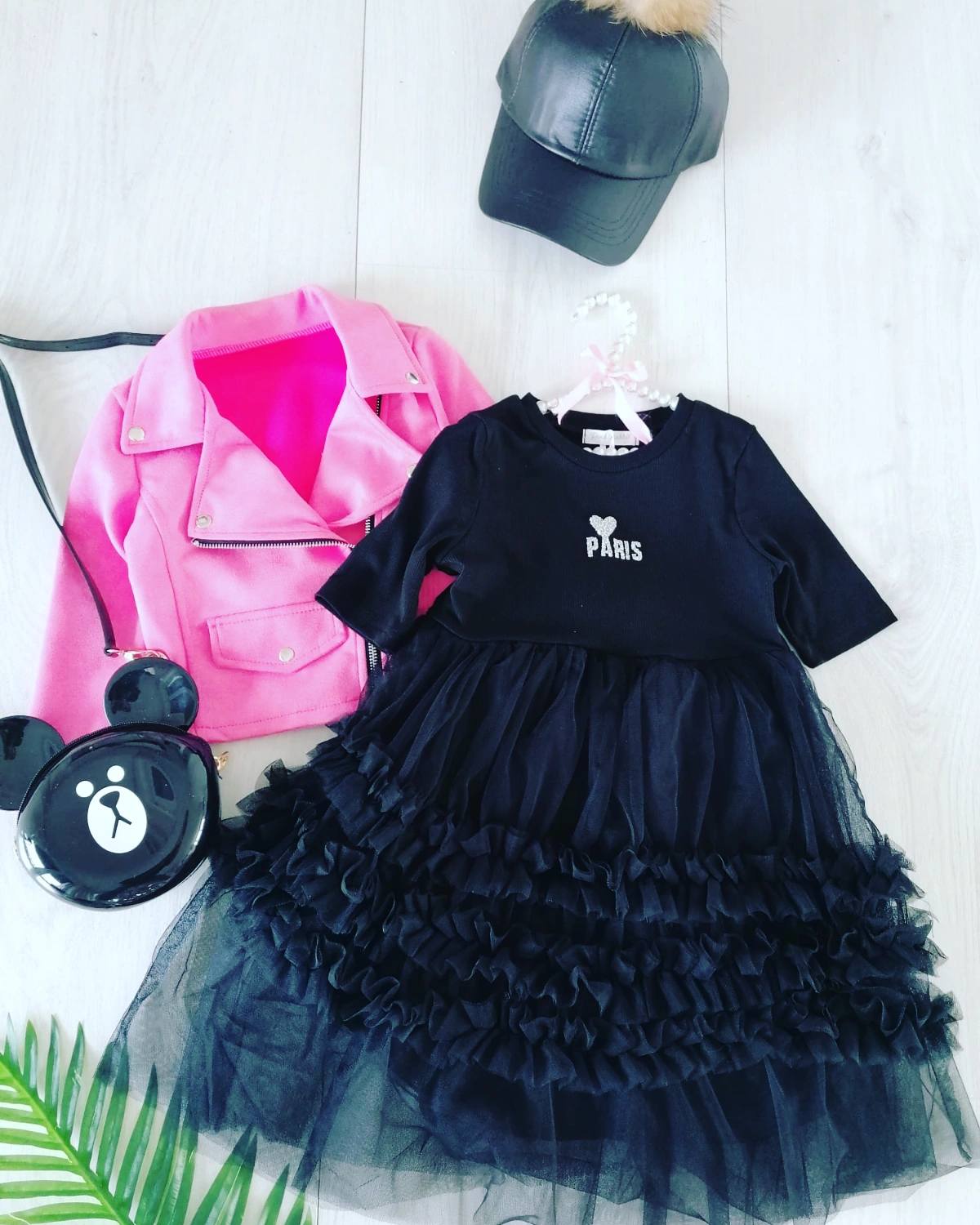 Sukienka Paris Czarna - KARMELOWY BUTIK zdjęcie 1