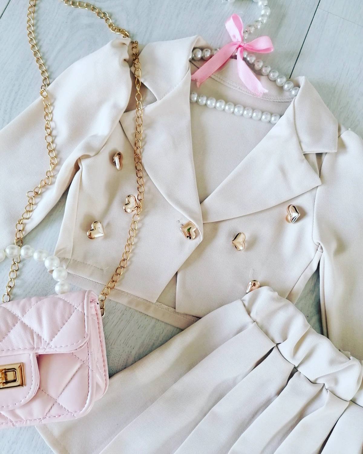 Zestaw Sweet Love Beżowy - KARMELOWY BUTIK zdjęcie 1