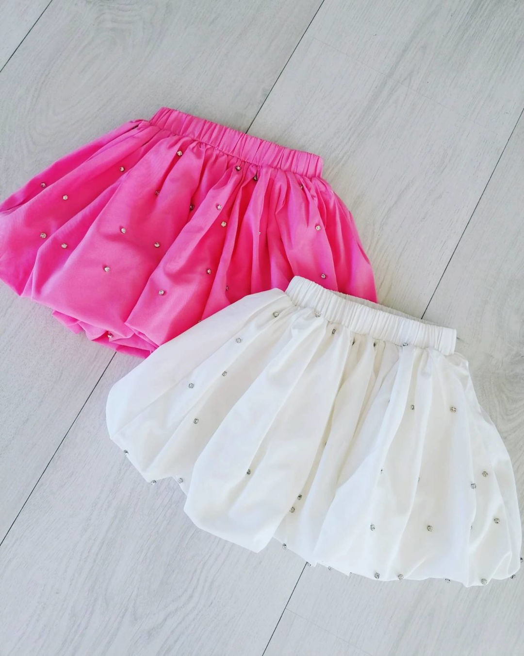 Spódniczka Crystall Biała - KARMELOWY BUTIK zdjęcie 1