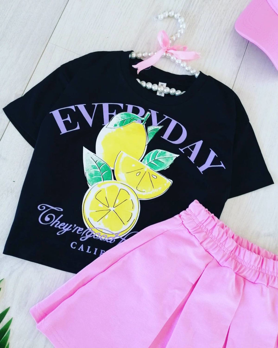 T shirt Everyday Czarny - KARMELOWY BUTIK zdjęcie 1