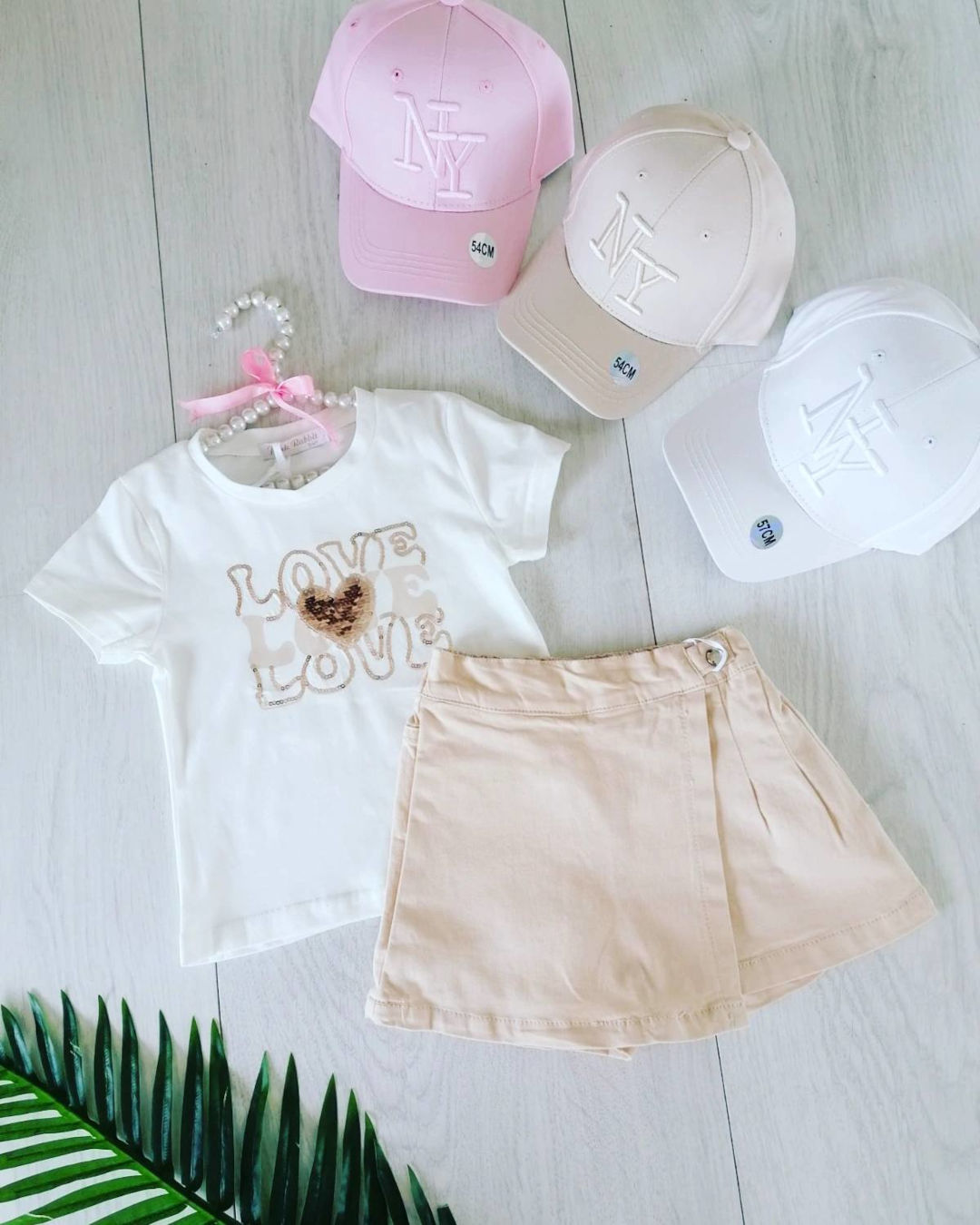 Komplet Love Beżowy - KARMELOWY BUTIK zdjęcie 1