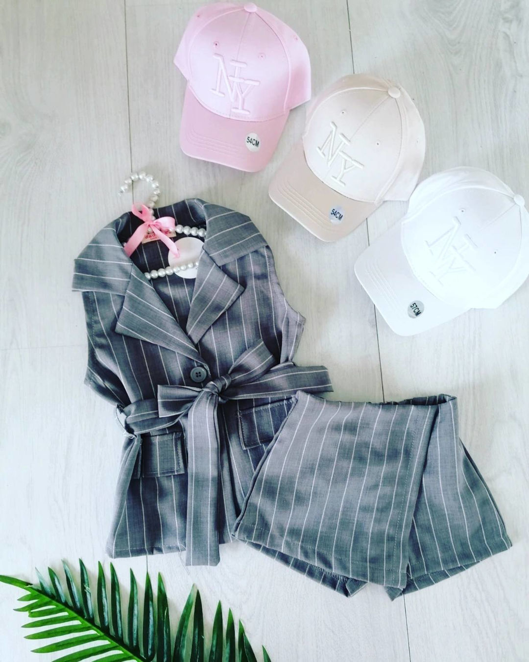 Zestaw Chloe Szary - KARMELOWY BUTIK zdjęcie 1