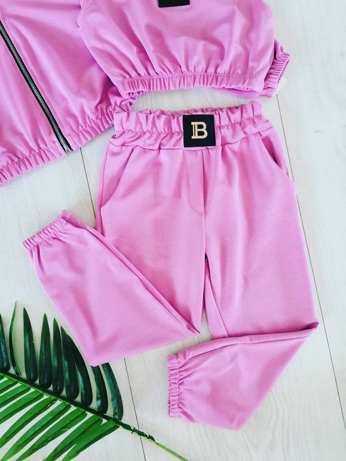 Dres Trzyczęściowy Jagodowy - KARMELOWY BUTIK zdjęcie 1