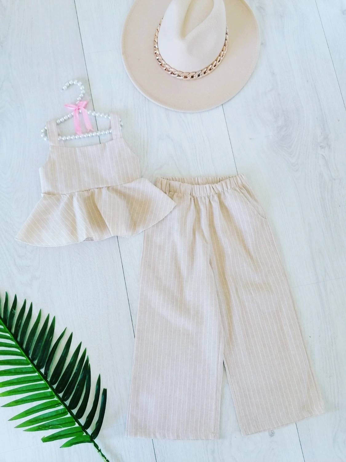 Zestaw Retro Beżowy - KARMELOWY BUTIK zdjęcie 1