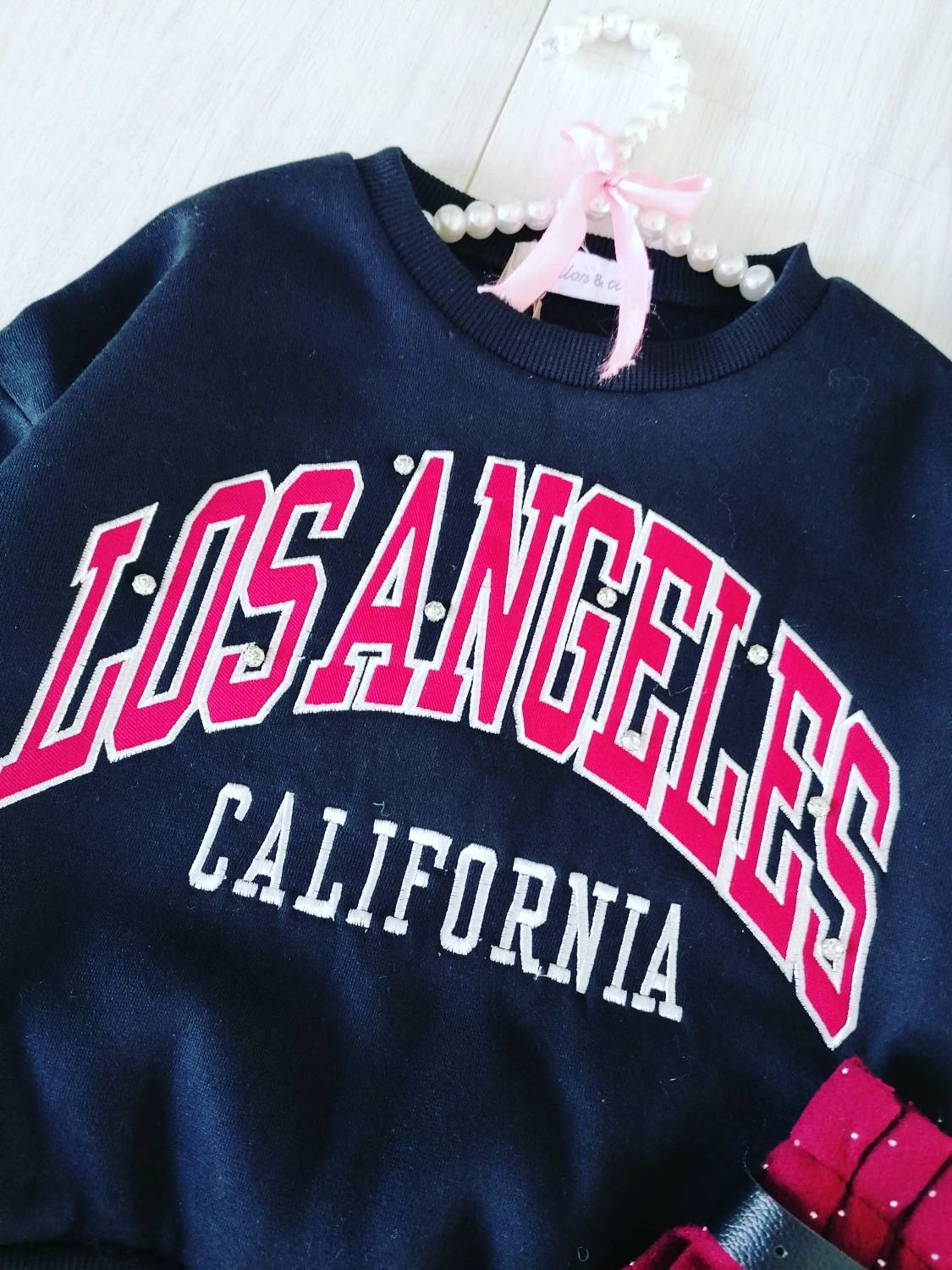 Bluza Los Angeles Czarna - KARMELOWY BUTIK zdjęcie 1