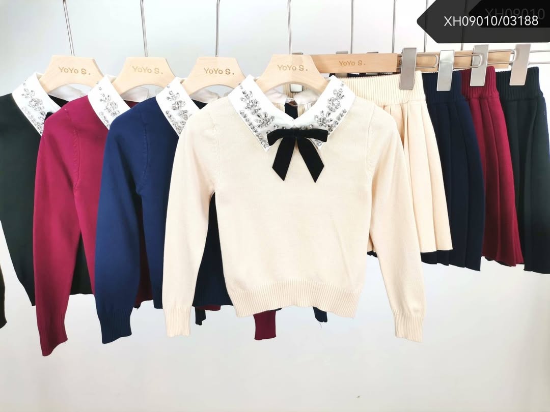 Zestaw School Bordowy - KARMELOWY BUTIK zdjęcie 1