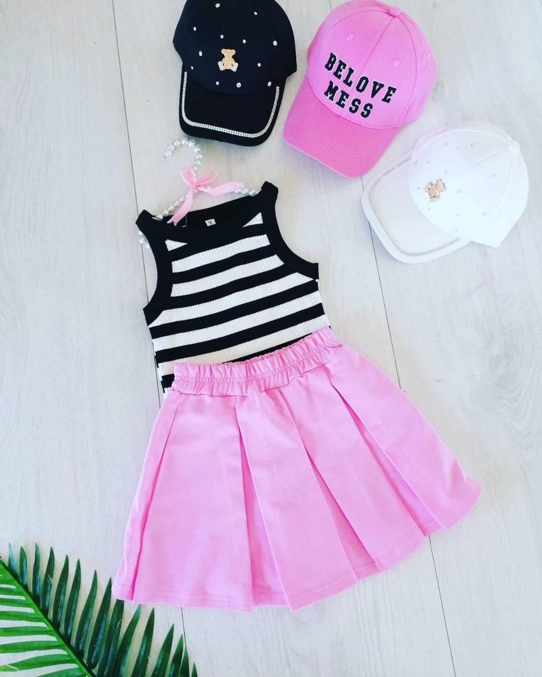 Top w Paski Czarny - KARMELOWY BUTIK zdjęcie 1