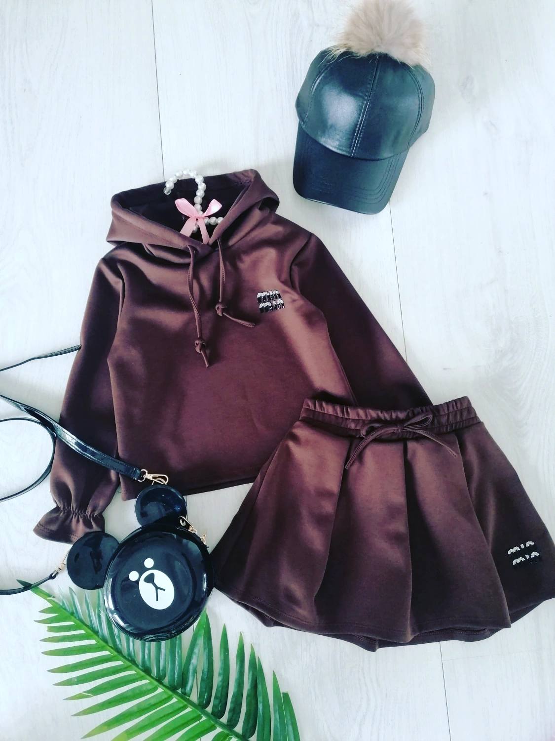 Zestaw Morena Brązowy - KARMELOWY BUTIK zdjęcie 1