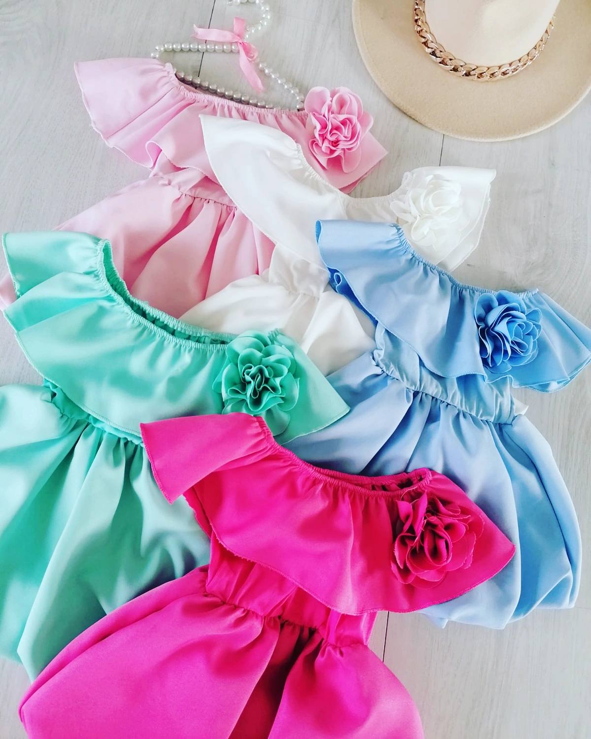 Sukienka Bella Fuksja - KARMELOWY BUTIK zdjęcie 1