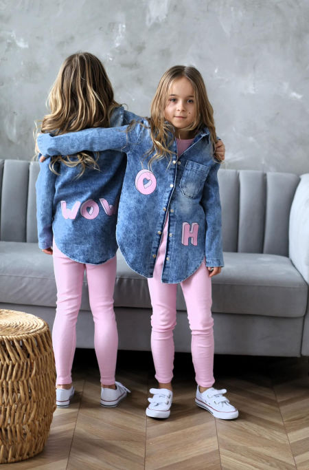 Legginsy Jasny Róż - karmelowybutik zdjęcie 1