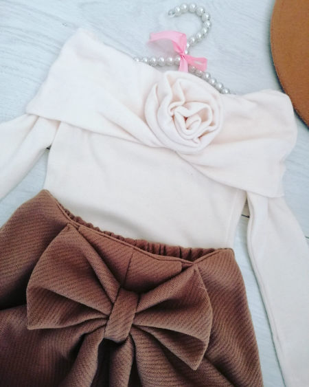 Sweterek Rose Kremowy - KARMELOWY BUTIK zdjęcie 4