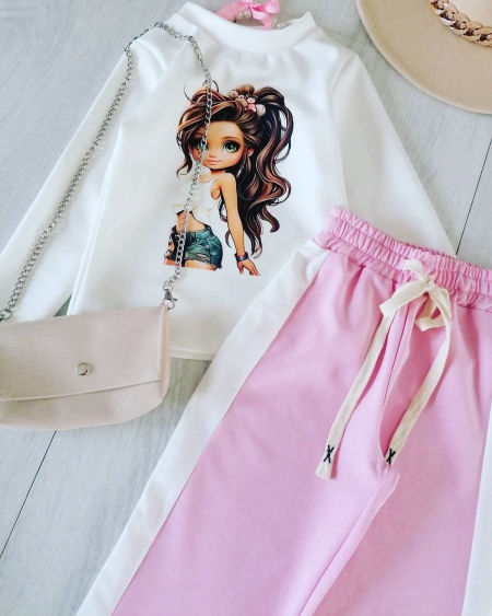 Bluza z Torebką Beżową - KARMELOWY BUTIK zdjęcie 1