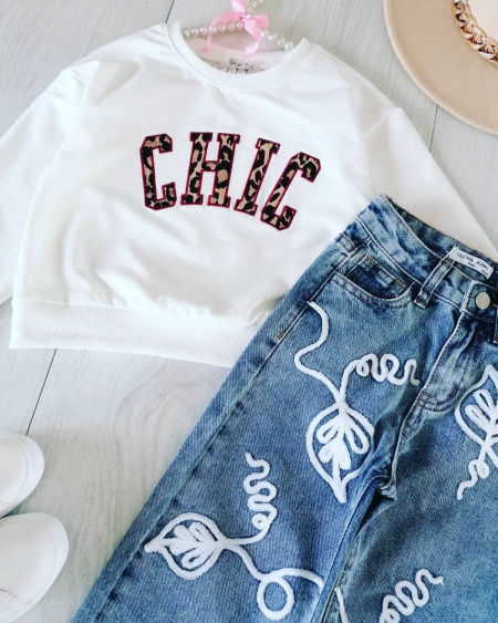 Bluza Chic Biała - KARMELOWY BUTIK zdjęcie 2