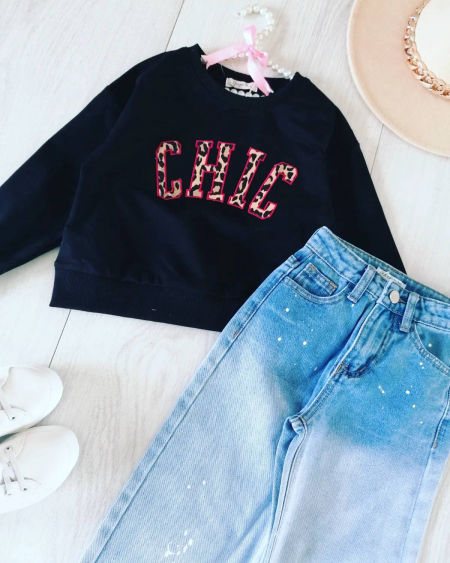Bluza Chic Czarna - KARMELOWY BUTIK zdjęcie 3