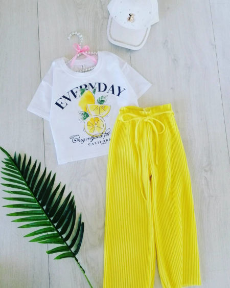T shirt Everyday Biały - KARMELOWY BUTIK zdjęcie 2