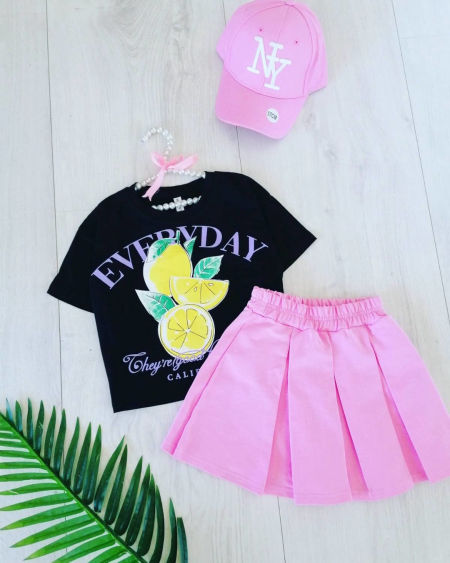 T shirt Everyday Czarny - KARMELOWY BUTIK zdjęcie 2