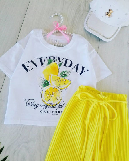 T shirt Everyday Biały - KARMELOWY BUTIK zdjęcie 3