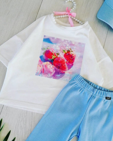 T shirt Truskawka - karmelowybutik zdjęcie 4