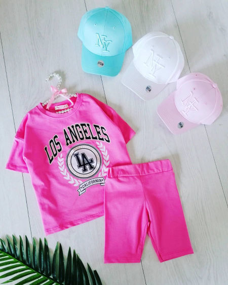 Zestaw Los Angeles Fuksja - KARMELOWY BUTIK zdjęcie 2