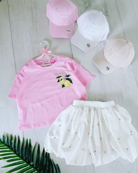 Bluzeczka Dolce Vita Różowa - KARMELOWY BUTIK zdjęcie 2