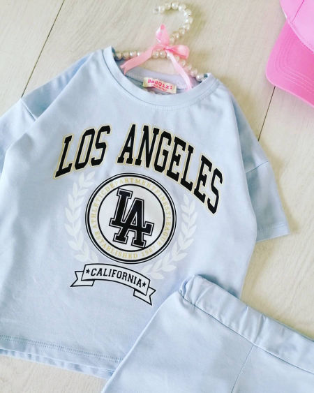 Zestaw Los Angeles Błękitny - KARMELOWY BUTIK zdjęcie 2