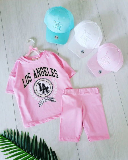 Zestaw Los Angeles Jasny Róż - KARMELOWY BUTIK zdjęcie 2