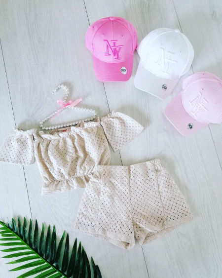 Zestaw Ażurowy Beżowy - KARMELOWY BUTIK zdjęcie 2