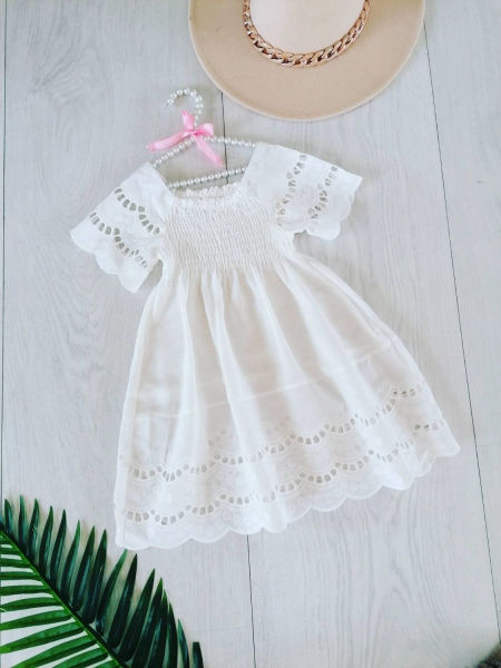 Sukienka z Haftem - KARMELOWY BUTIK zdjęcie 3