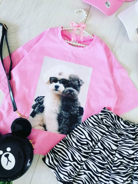 Bluzeczka Pieski - KARMELOWY BUTIK zdjęcie 2