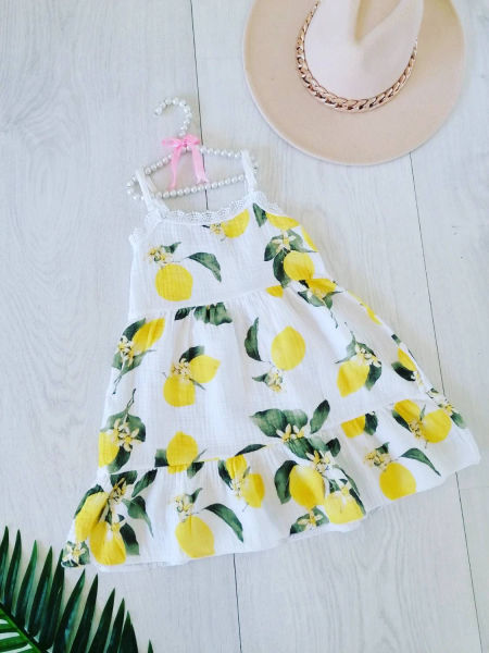 Sukienka Cytrynowe Love  - KARMELOWY BUTIK zdjęcie 1