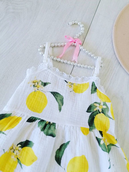 Sukienka Cytrynowe Love  - KARMELOWY BUTIK zdjęcie 2
