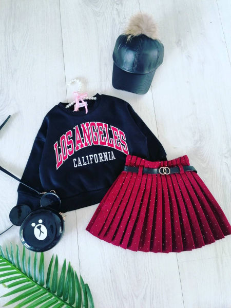 Bluza Los Angeles Czarna - KARMELOWY BUTIK zdjęcie 2