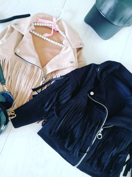 Ramoneska Indiana Czarna - KARMELOWY BUTIK zdjęcie 2