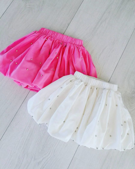 Spódniczka Crystall Cukierkowy Róż - KARMELOWY BUTIK zdjęcie 2