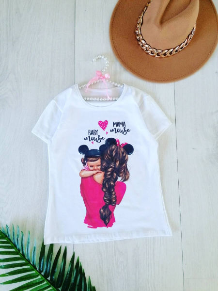 T shirt Baby Mouse 1 - KARMELOWY BUTIK zdjęcie 1