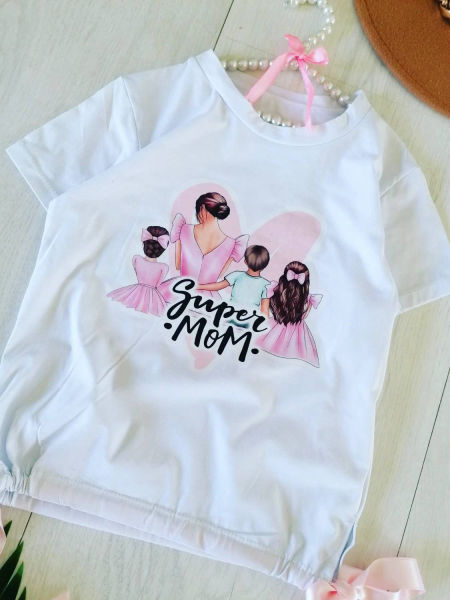 T shirt z Kokardami - KARMELOWY BUTIK zdjęcie 1
