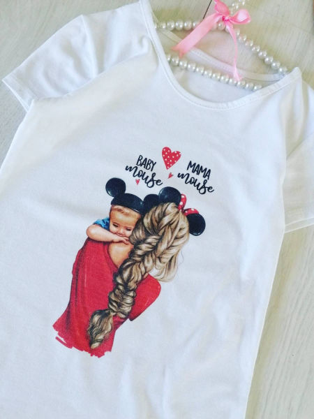 T shirt Baby Mouse - KARMELOWY BUTIK zdjęcie 2