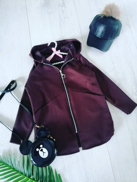 Bluzo Płaszczyk Brązowy - KARMELOWY BUTIK zdjęcie 3