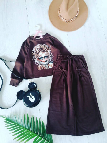 Dres Chica Brązowy - KARMELOWY BUTIK zdjęcie 2