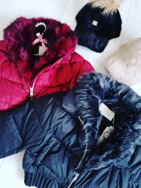 Kurtka z Futerkiem Bordowa - KARMELOWY BUTIK zdjęcie 2