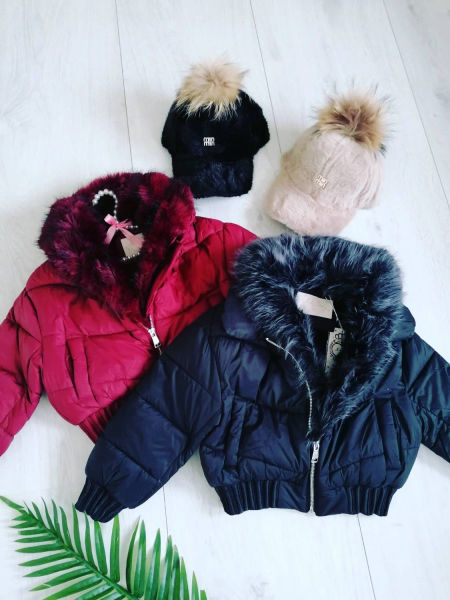 Kurtka z Futerkiem Czarna - KARMELOWY BUTIK zdjęcie 1
