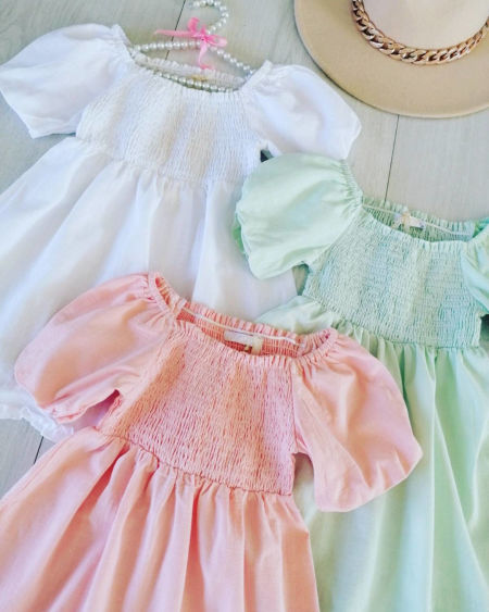 Sukienka Leticia Pudrowa - KARMELOWY BUTIK zdjęcie 2
